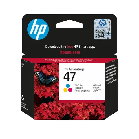 HP 47 Tri Colour Original Ink Cartridge - 6ZD61AE