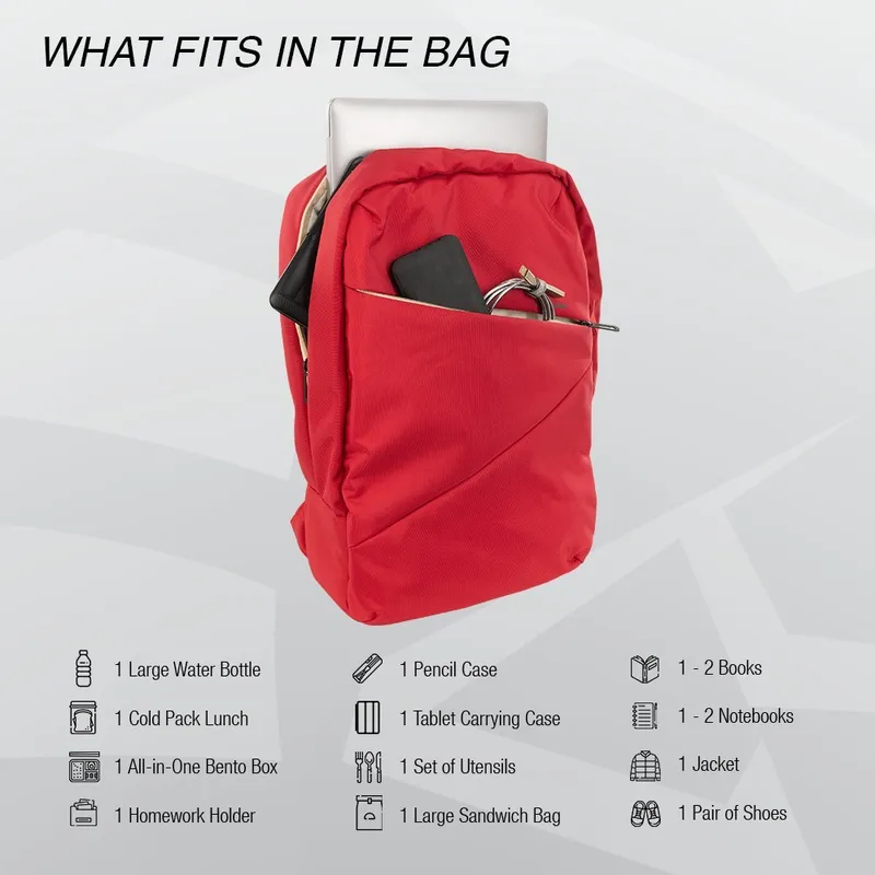 Red Arrows Backpack Kingsons Arrow Series Laptop Backpack - Red | CH Africa