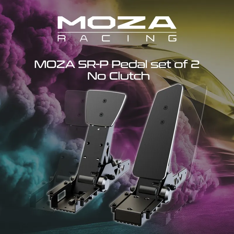 Spr Moza MOZA SR-P 2 Pedal Set - No Clutch | CH Africa