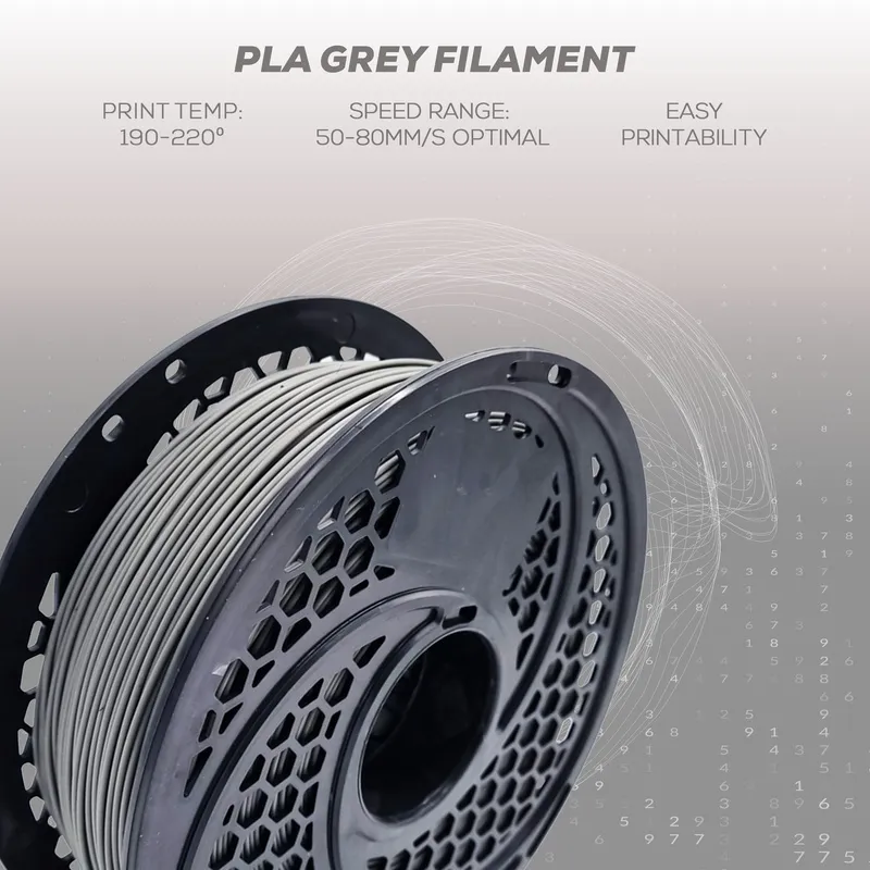 SA Filament PLA Grey Filament - 1kg | CH Africa