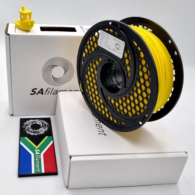 SA Filament PLA Yellow Filament - 1kg | CH Africa
