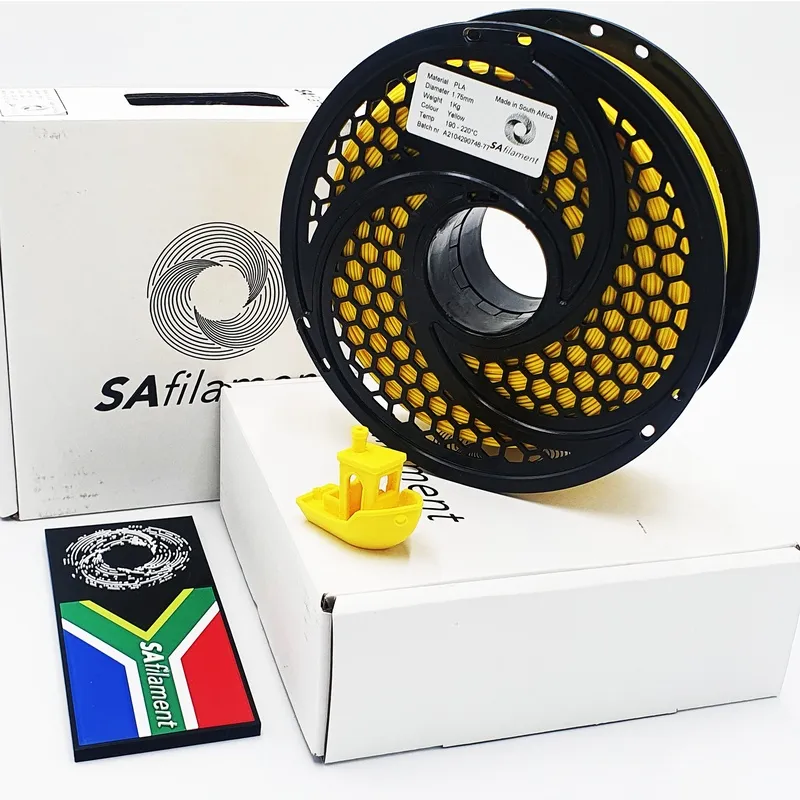 SA Filament PLA Yellow Filament - 1kg | CH Africa