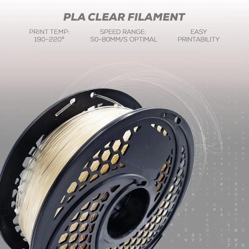 SA Filament PLA Clear Filament - 1kg | CH Africa