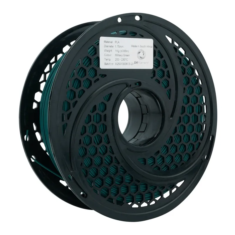 SA Filament PLA Military Green Filament - 1kg | CH Africa