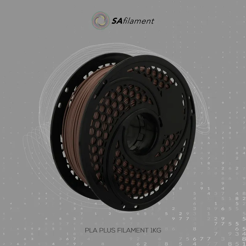SA Filament Silk PLA Plus Brown Filament - 1kg | CH Africa