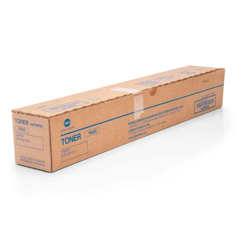 Konica Minolta TN-323 Black Original Toner Cartridge - A87M090