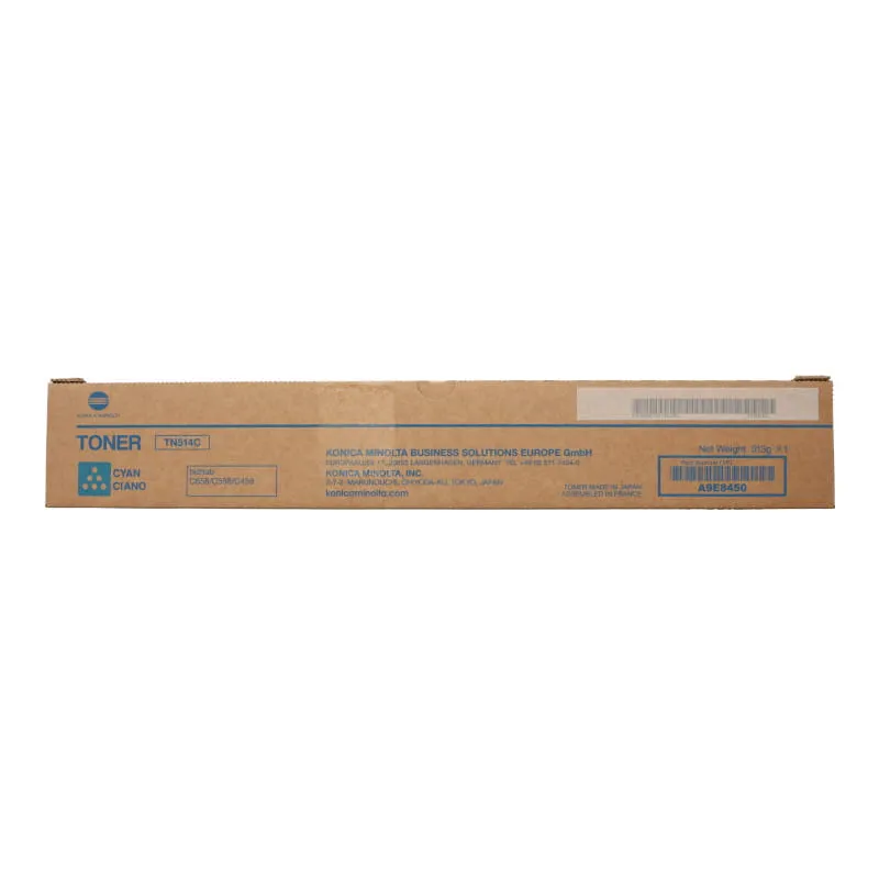 Konica Minolta TN-514 Cyan Original Toner Cartridge - A9E8490 | CH