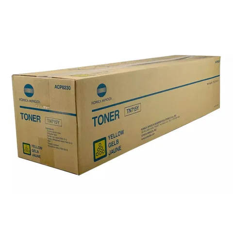 Konica Minolta TN-715 Yellow Original Toner Cartridge - TN715Y