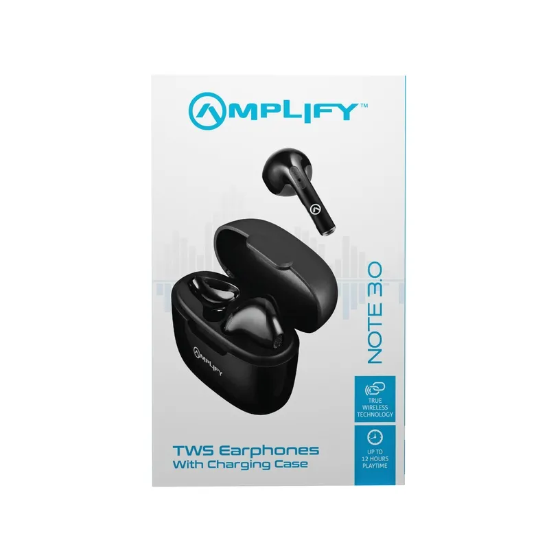 Amplify Note 3.0 Series True Wireless Earphones - Black | CH Africa