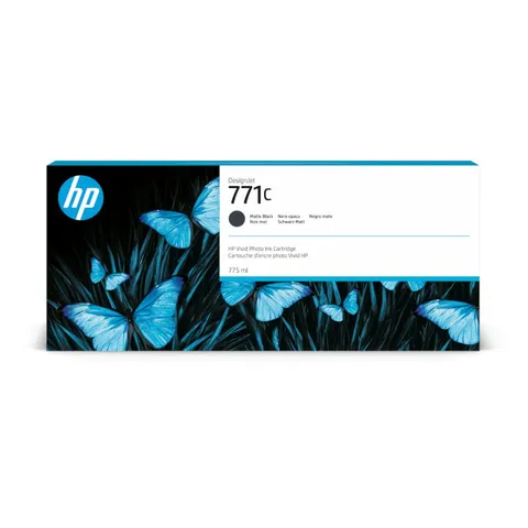 HP 771C Matte Black 775ml DesignJet Ink Cartridge