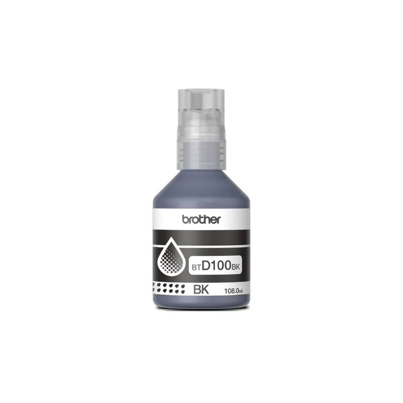 Brother BTD100 Black Original Ink Bottle - BTD100BK | CH Africa