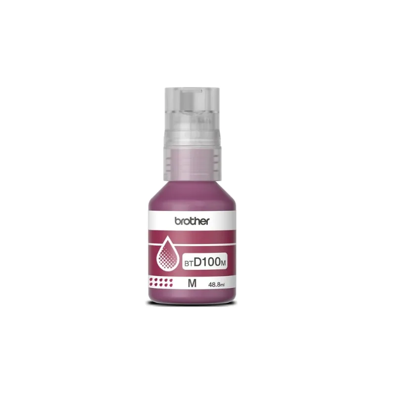 Brother BTD100 Magenta Original Ink Bottle - BTD100M | CH Africa