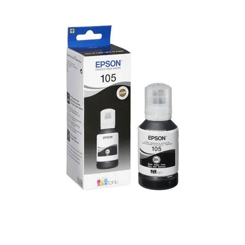 Epson 105 EcoTank Pigment Black Original Ink Bottle - T00Q140