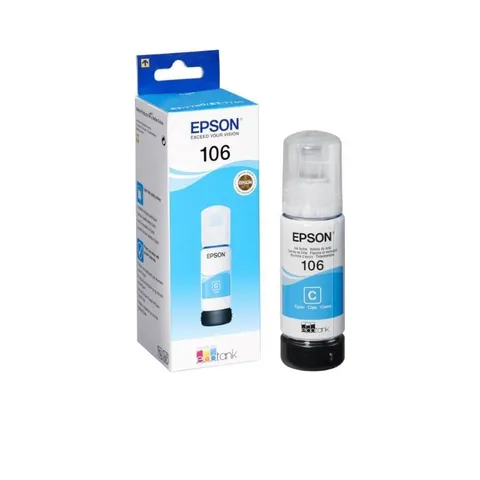 Epson 106 EcoTank Cyan Original Ink Bottle - T00R240