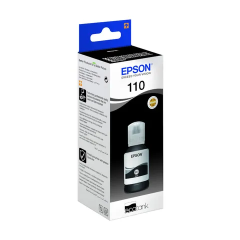 Epson 110 EcoTank Black High Yield Original Ink Bottle - C13T03P14A