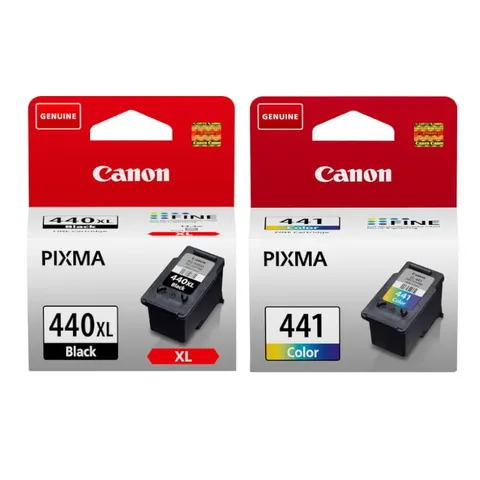Canon 440XL Black and 441 Color Original Ink Cartridge Multipack - PG 440XL/CL 441