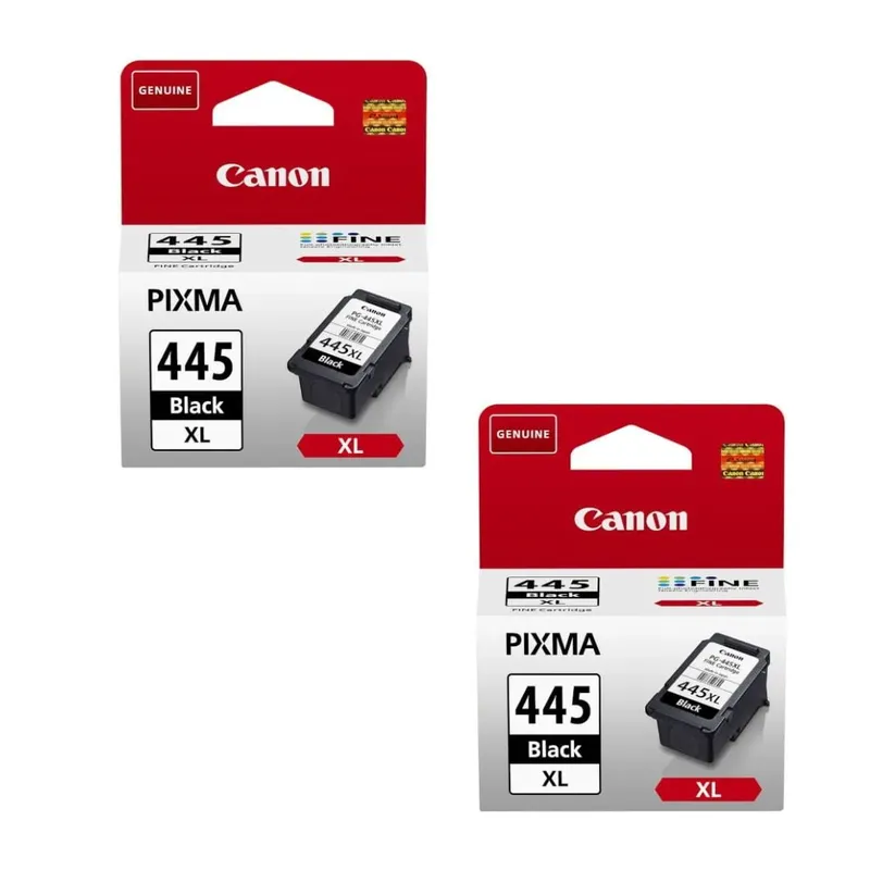 C45 Ink Canon 445XL Black Original Ink Cartridge Dual Pack - C445XLX2MP | CH Africa