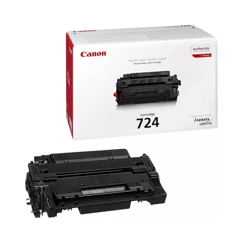 Canon 724 Black Original Toner Cartridge - C724