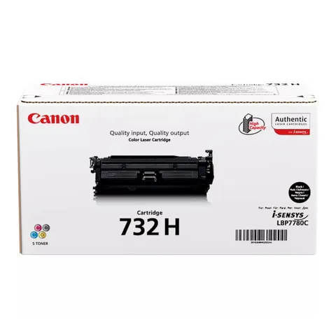 Canon 732 Black Original High Yield Toner Cartridge - 732H BK