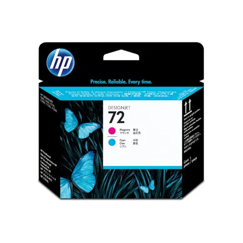 HP 72 Magenta and Cyan DesignJet Printhead
