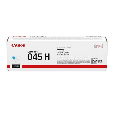 Canon 045H Cyan Original High Yield Toner Cartridge - 045CH