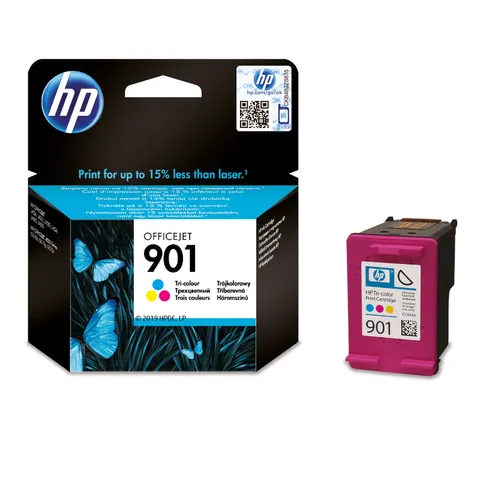 HP 901 Tri Colour Original Ink Cartridge - CC656AE