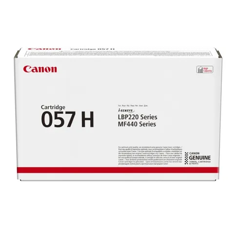 Canon 057 Black Original High Yield Toner Cartridge - 057H BK