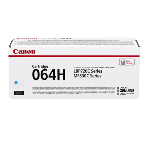 Canon 064 High Yield Cyan Original Toner Cartridge - 064H