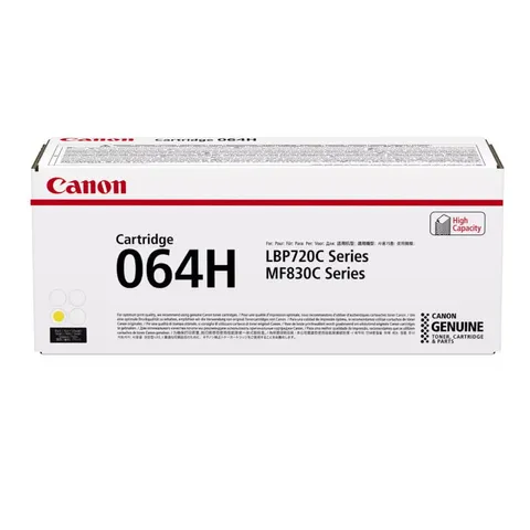 Canon 064 High Yield Yellow Original Toner Cartridge - 064H