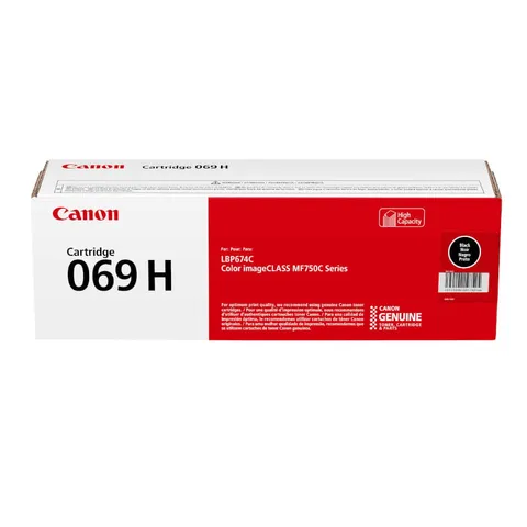 Canon 069 Black High Yield Original Toner Cartridge - 069HBK