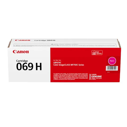 Canon 069 Magenta High Yield Original Toner Cartridge - 069M