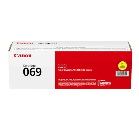 Canon 069 Yellow Original Toner Cartridge - 069Y