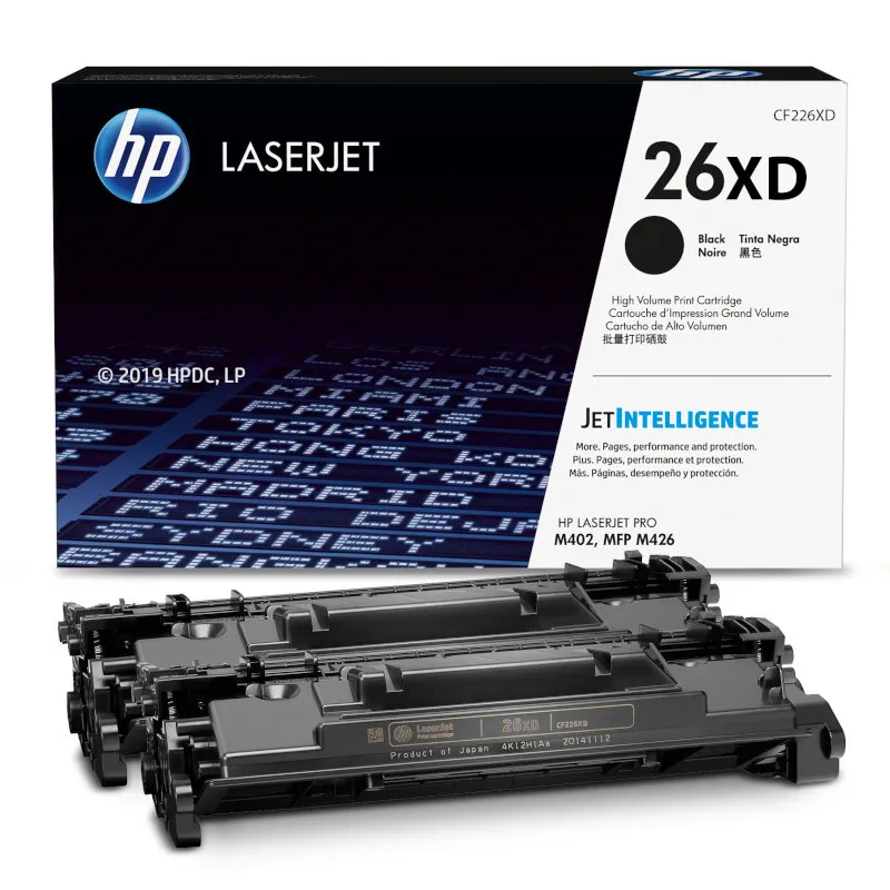 HP 26X 2-pack High Yield Black Original LaserJet T | CH Africa