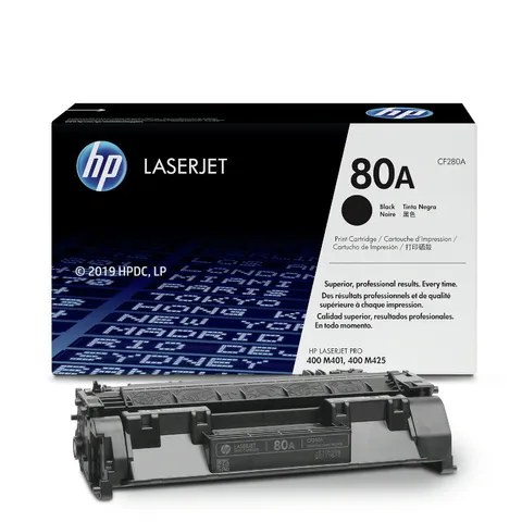 HP 80A Black Toner Cartridge