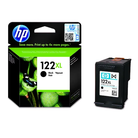 HP 122XL Black Original High Yield Ink Cartridge - CH563HE