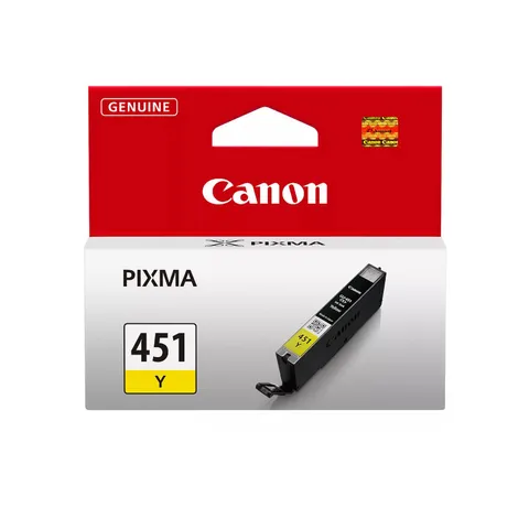 Canon 451 Yellow Original Ink Cartridge - CLI-451Y