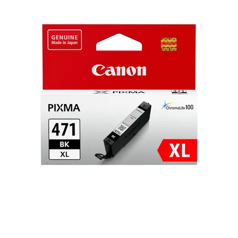 Canon 471XL Black Original High Yield Ink Cartridge - CLI 471XLBLK