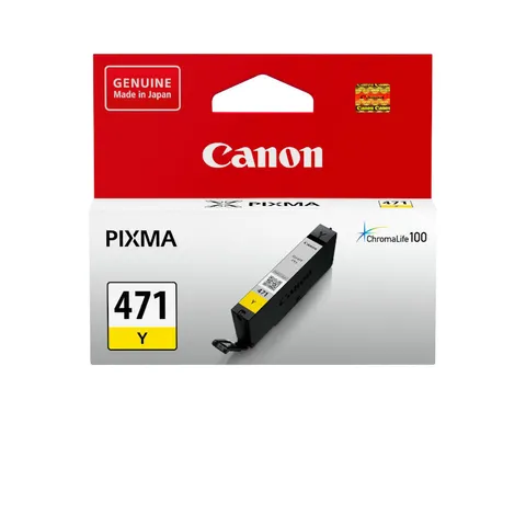 Canon 471 Yellow Original Ink Cartridge - CLI-471Y