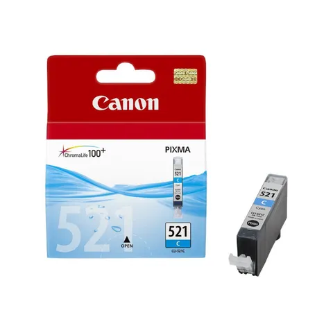 Canon 521 Cyan Original Ink Cartridge - CLI 521 C