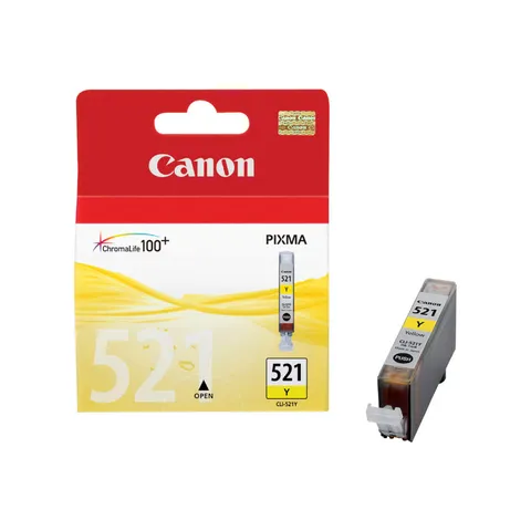 Canon 521 Yellow Original Ink Cartridge - CLI 521 Y