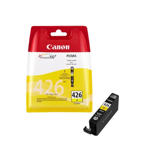 Canon 426 Yellow Original Ink Cartridge - CLI426 Y