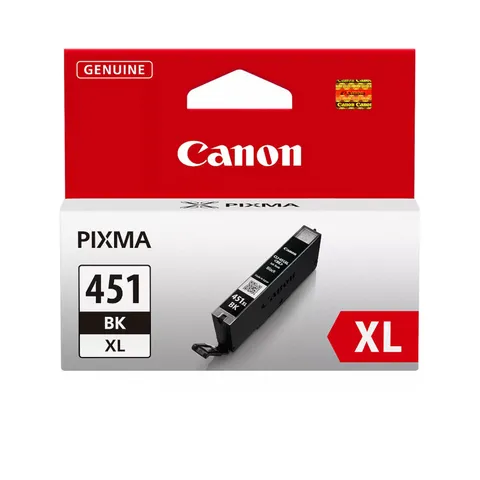 Canon 451XL Black Original High Yield Ink Cartridge - CLI 451 XL-B