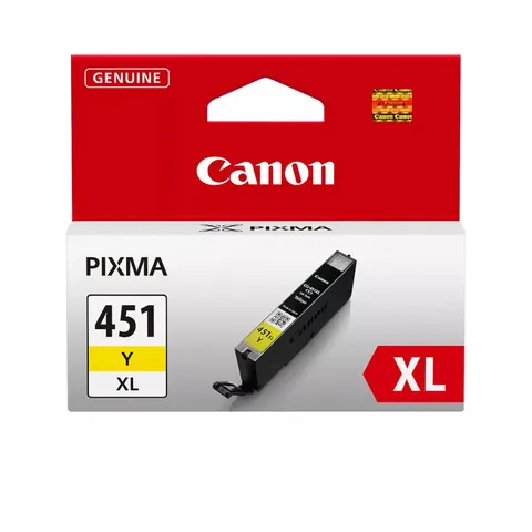 Canon 451XL Yellow Original High Yield Ink Cartridge - CLI 451 XL-Y