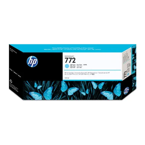 HP 772 Light Cyan 300ml DesignJet Ink Cartridge