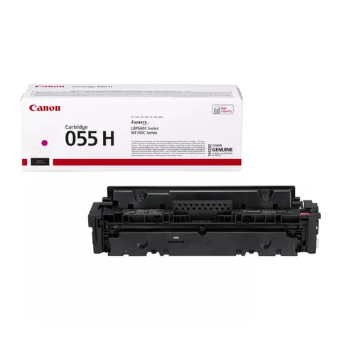 Canon 055H Magenta Original High Yield Toner Cartridge - 3018C002