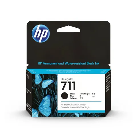 HP 711 Black 38ml DesignJet Ink Cartridge
