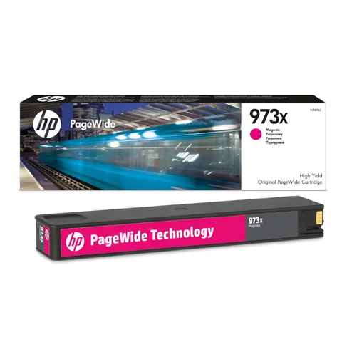 HP 973X Magenta Original High Yield PageWide Cartridge - F6T82AE