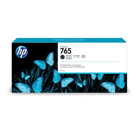 HP 765 Dark Grey 775ml DesignJet Ink Cartridge