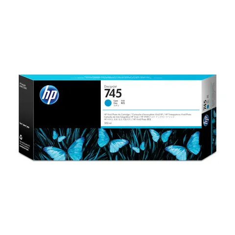 HP 745 Cyan 300ml DesignJet Ink Cartridge
