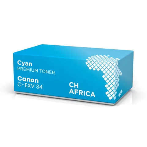 Canon C-EXV 34 Cyan Compatible Toner Cartridge - EXV34
